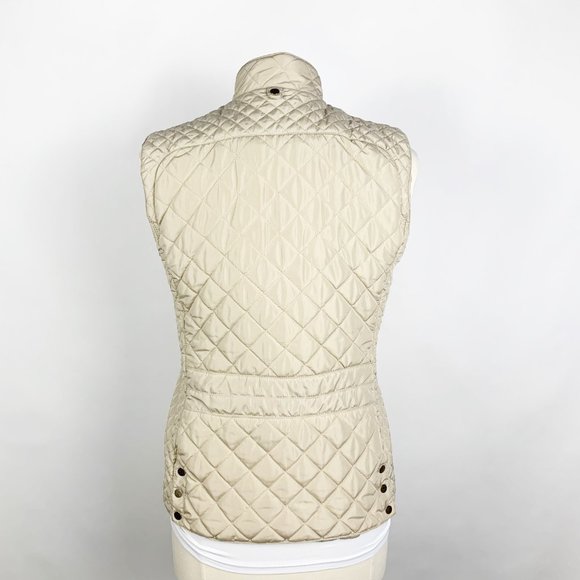 Blue Rain Quilted Beige Vest - Medium - Picture 3 of 13